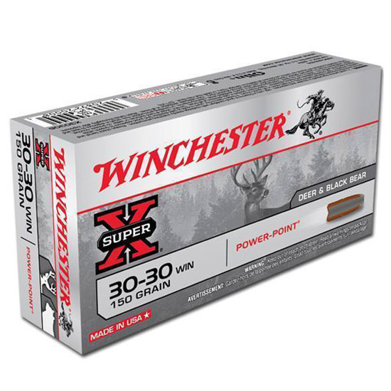 WIN SUPER-X 30-30 150GR POWER POINT 20/10 - Ammunition